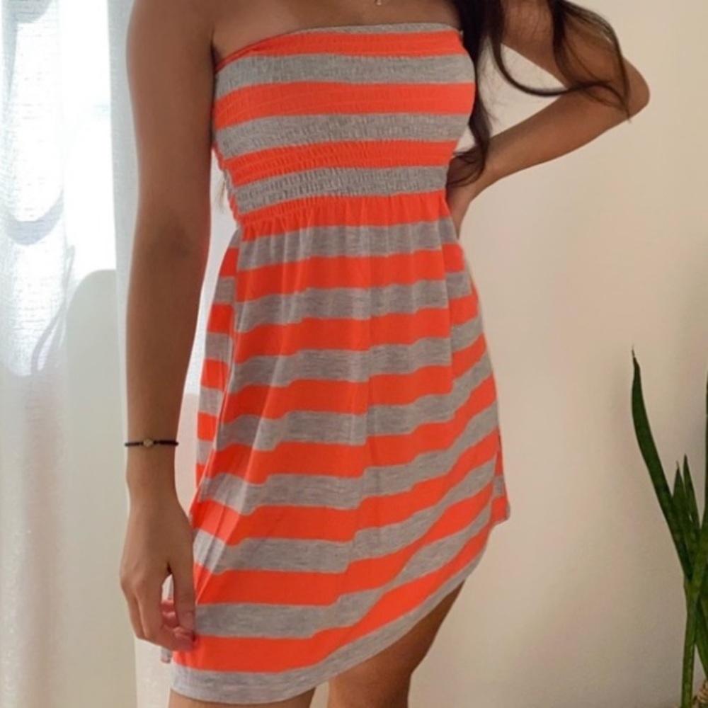Striped beach dress